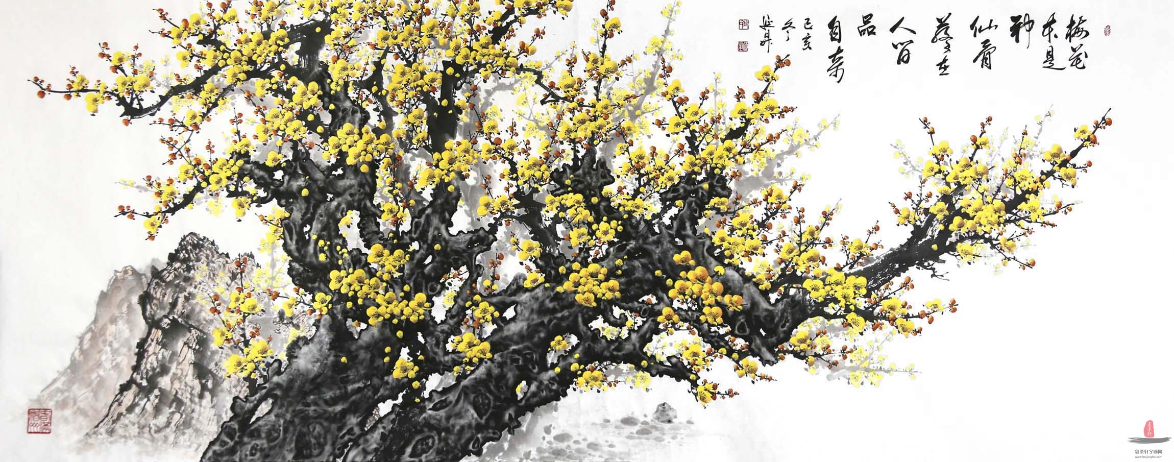 冷延升花鸟《梅花本是神仙骨》